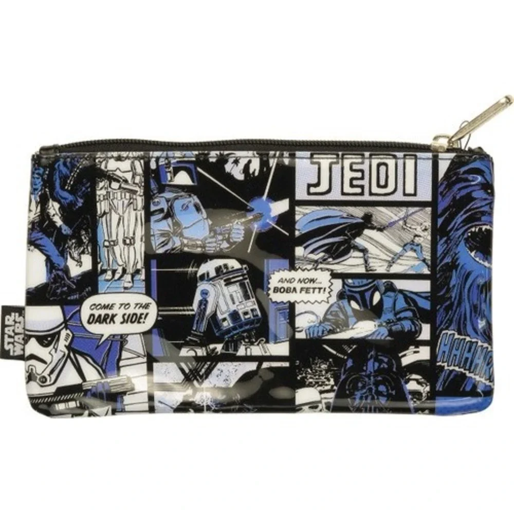 Loungefly x Star Wars Empire Strikes Back Scenes Pencil Case Zipper‎ Pouch Blue